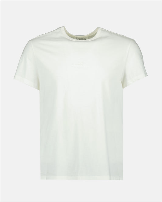 Reverse logo t-shirt White