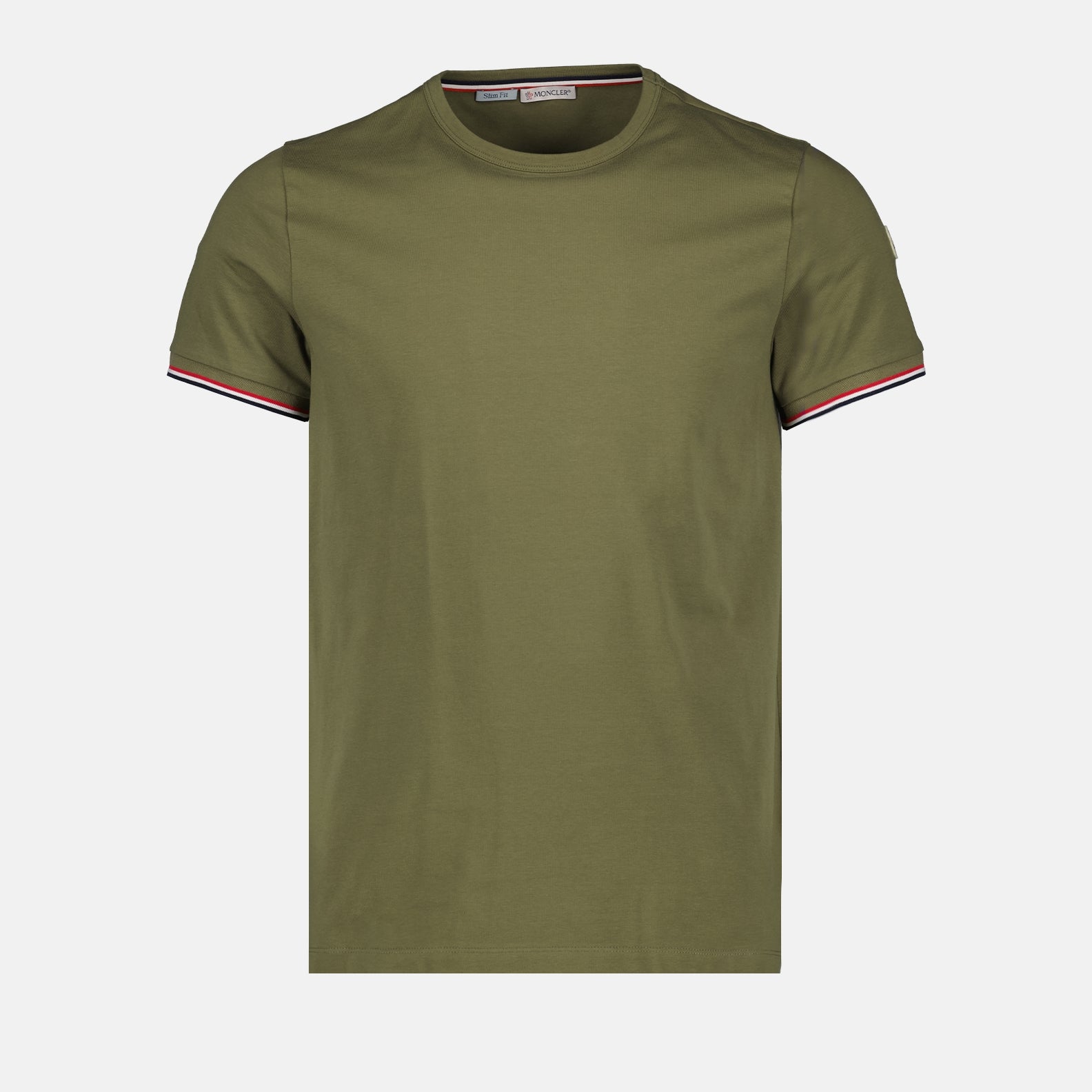 Moncler logo and piping T shirt Men myCompanero