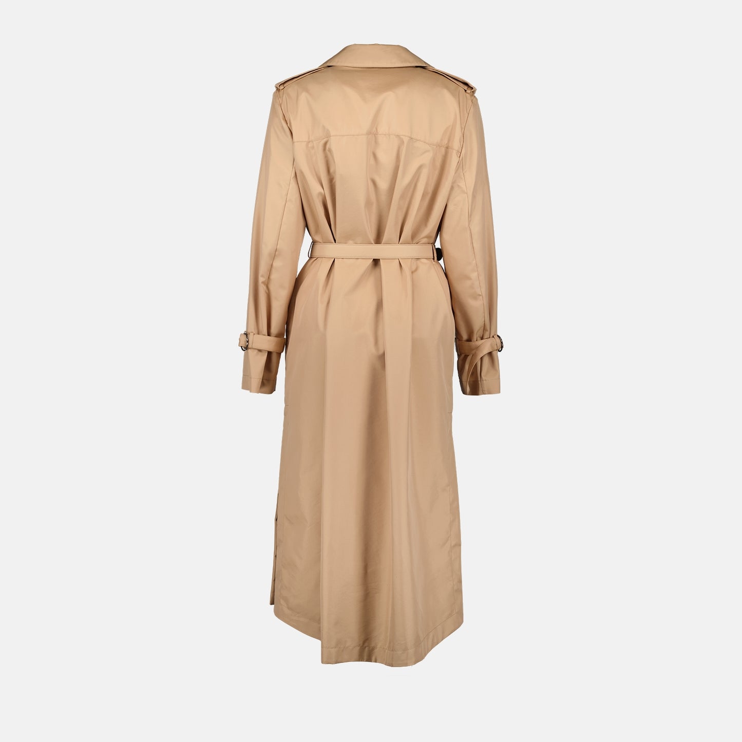 Beige trench coat