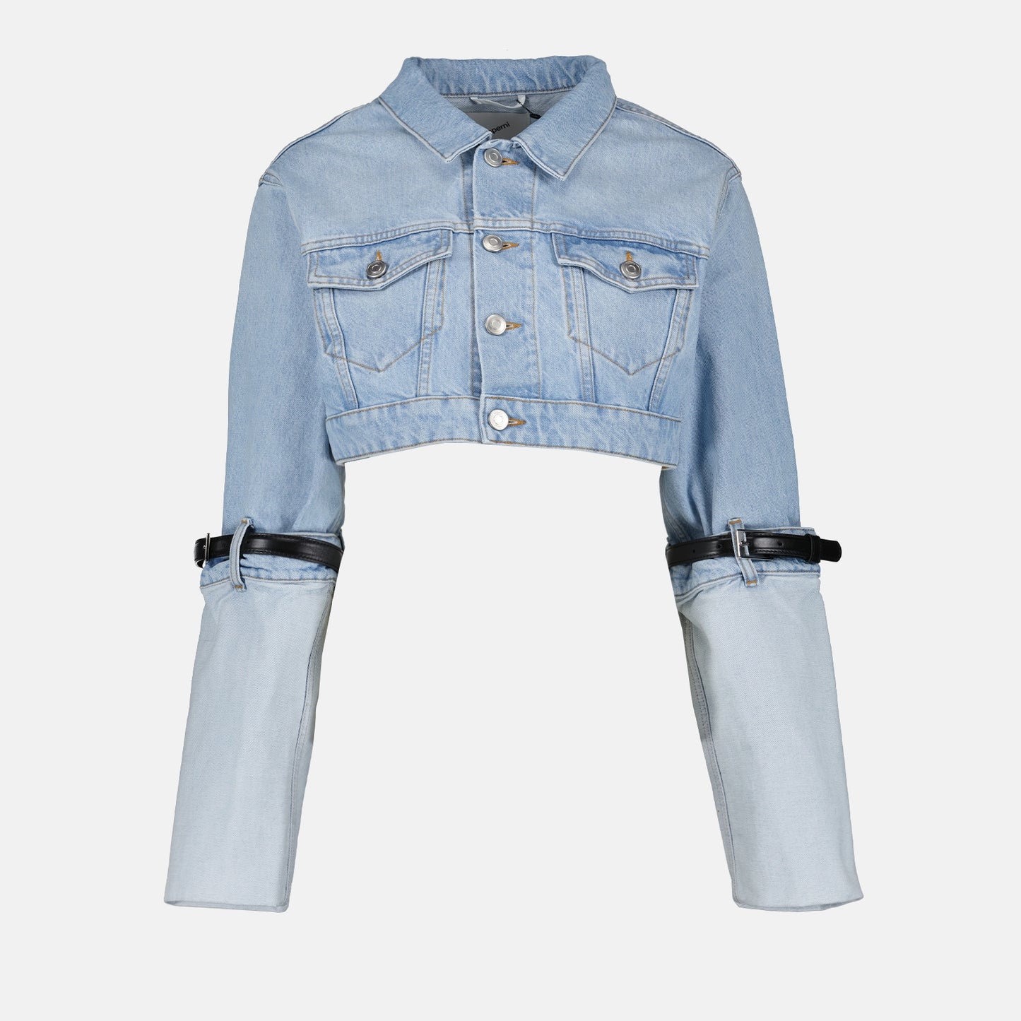 Veste en jeans crop